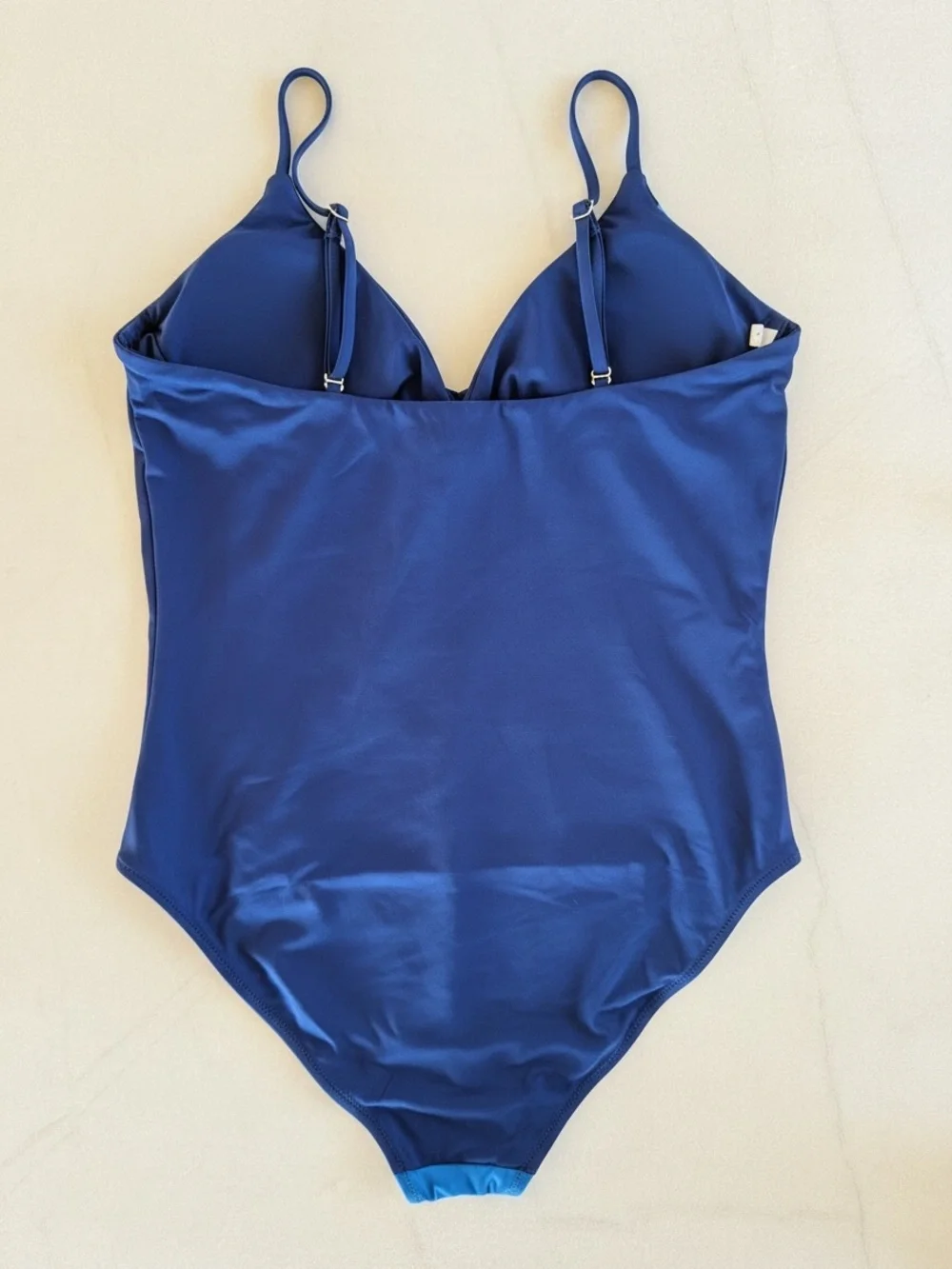 HATCH Collection The Zanzibar Maillot Maternity One Piece Swimsuit Blue Medium